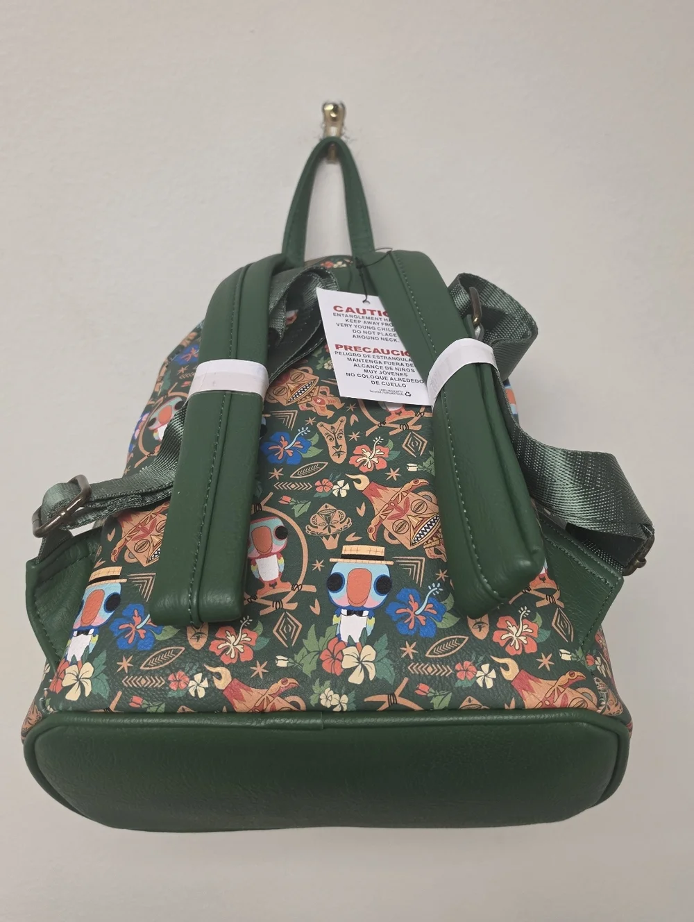 Loungefly Disney Parks Enchanted Tiki Room Backpack Green